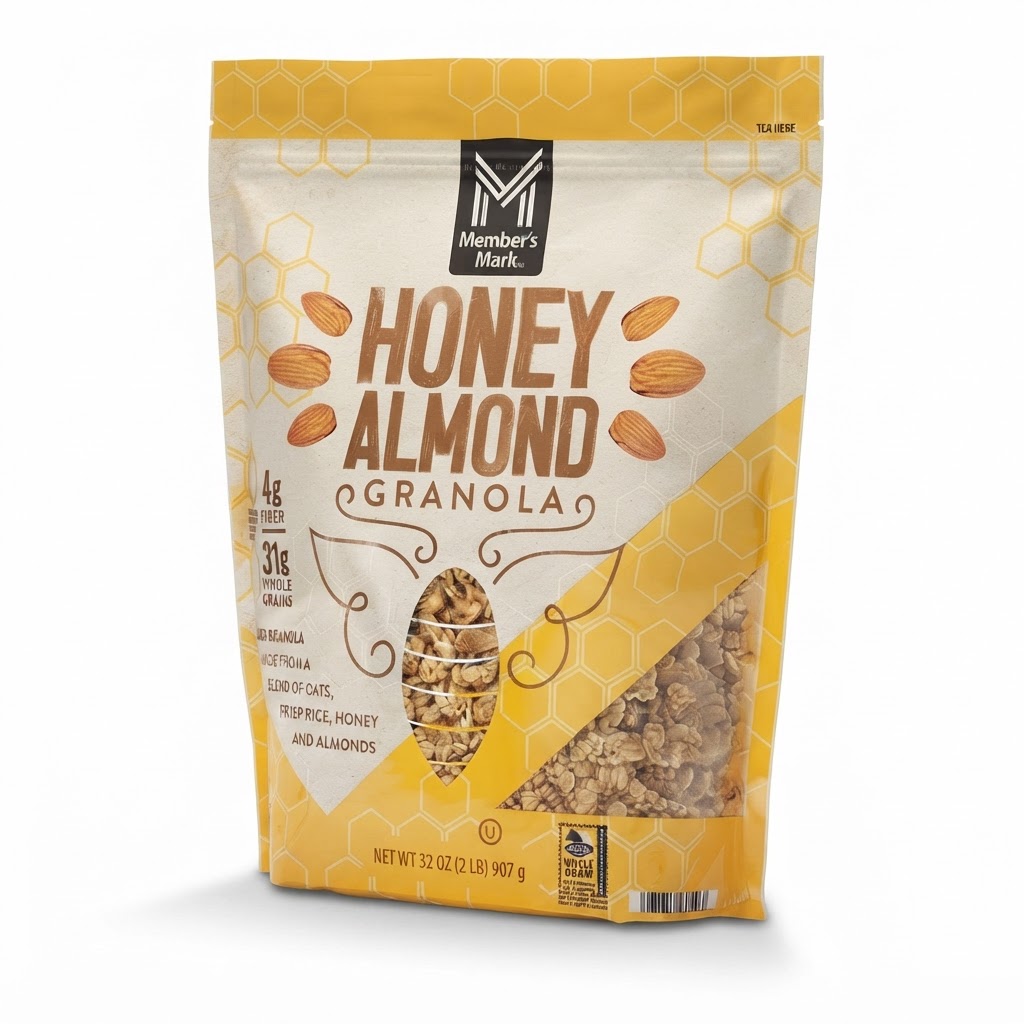 MM HONEY ALMOND GRANOLA 2LB - Thumbnail 4