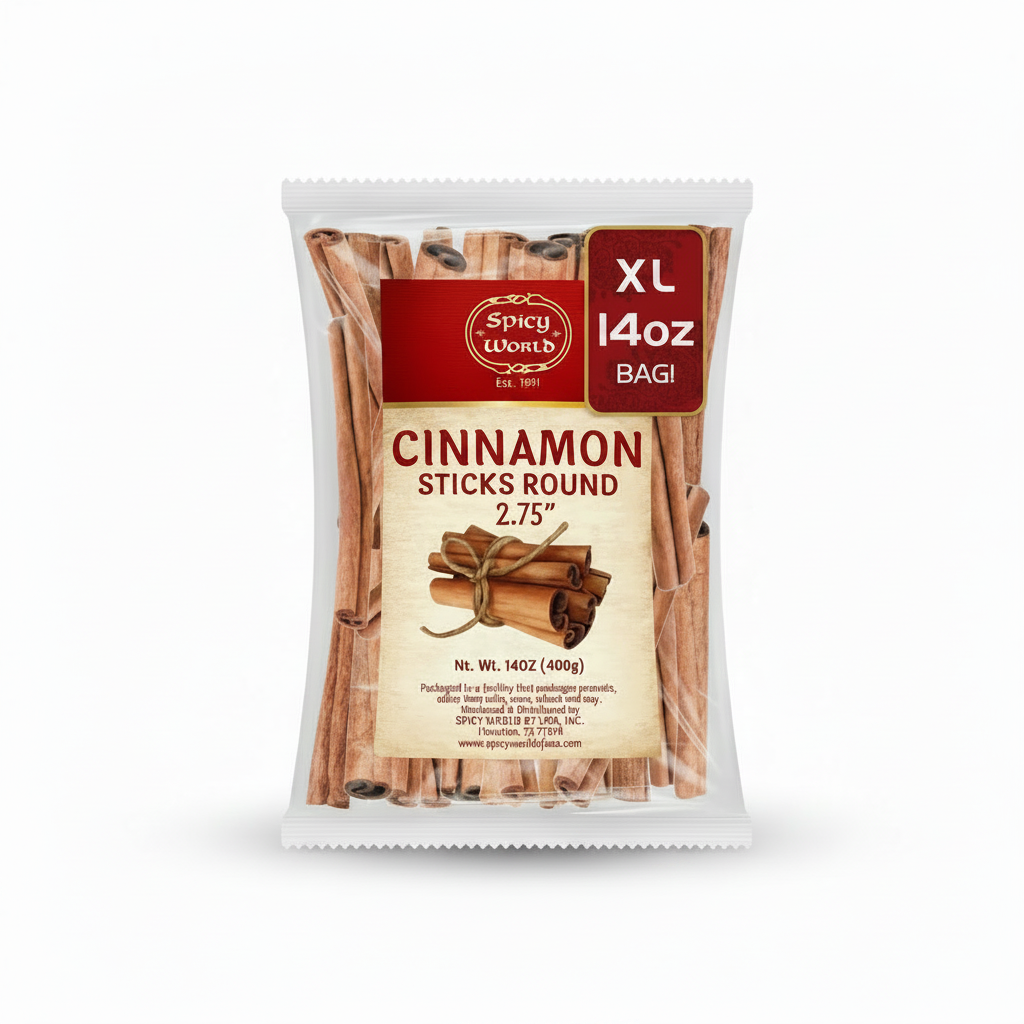 SPICY WORLD CINNAMON ROUND STICKS 14OZ - Thumbnail 2