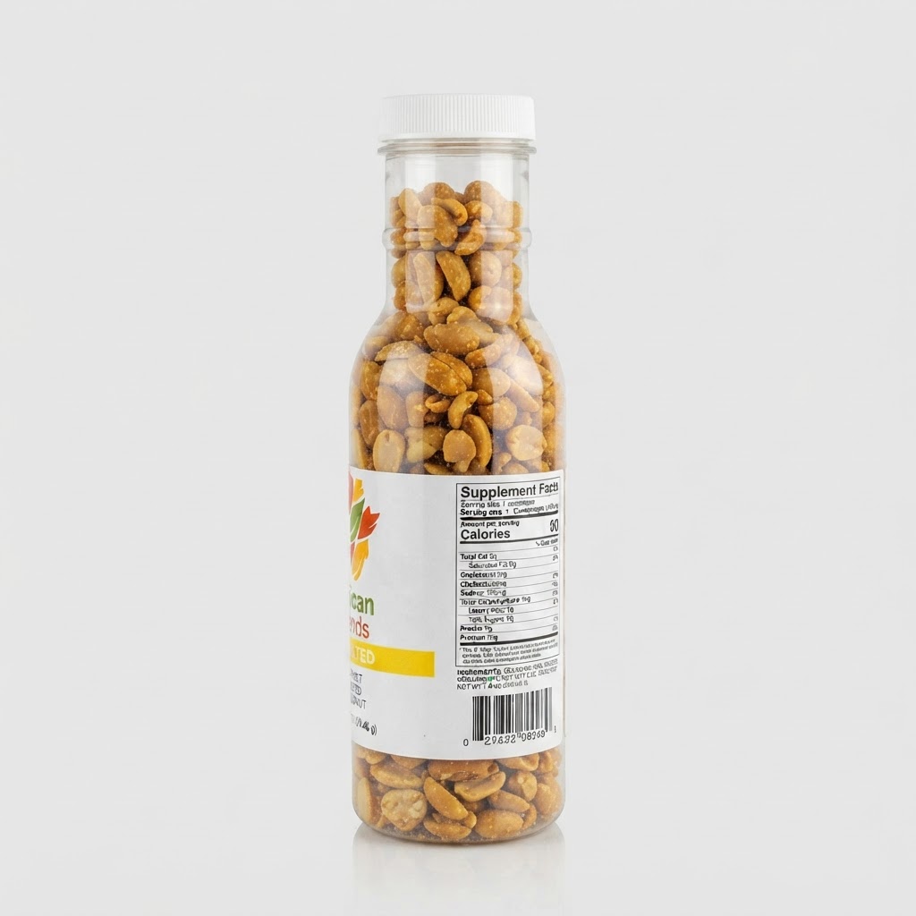 AFRICAN BLENDS UNSALTED PEANUTS 7.6oz - Thumbnail 2