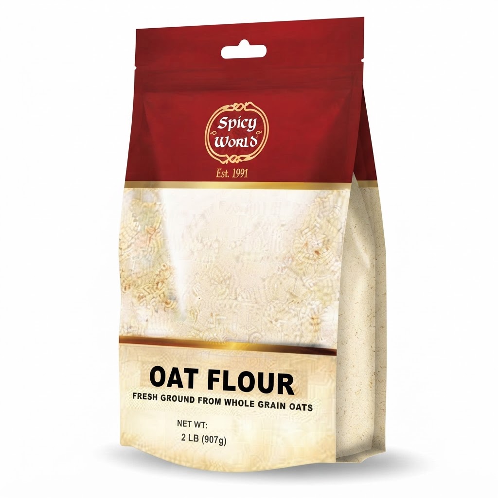 SPICY WORLD OAT FLOUR 2LB - Thumbnail 3