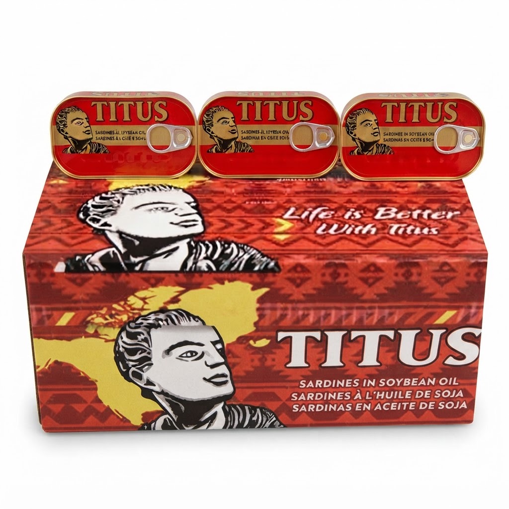 TITUS SARDINE IN OIL 125G x 50 BOX