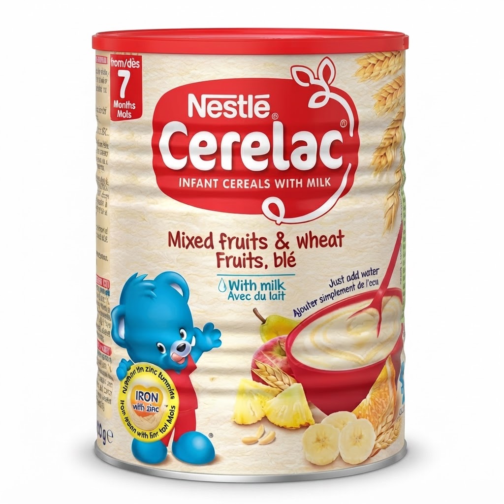 NESTLE CERELAC MIXD FRUITS & WHEAT 400G - Thumbnail 4
