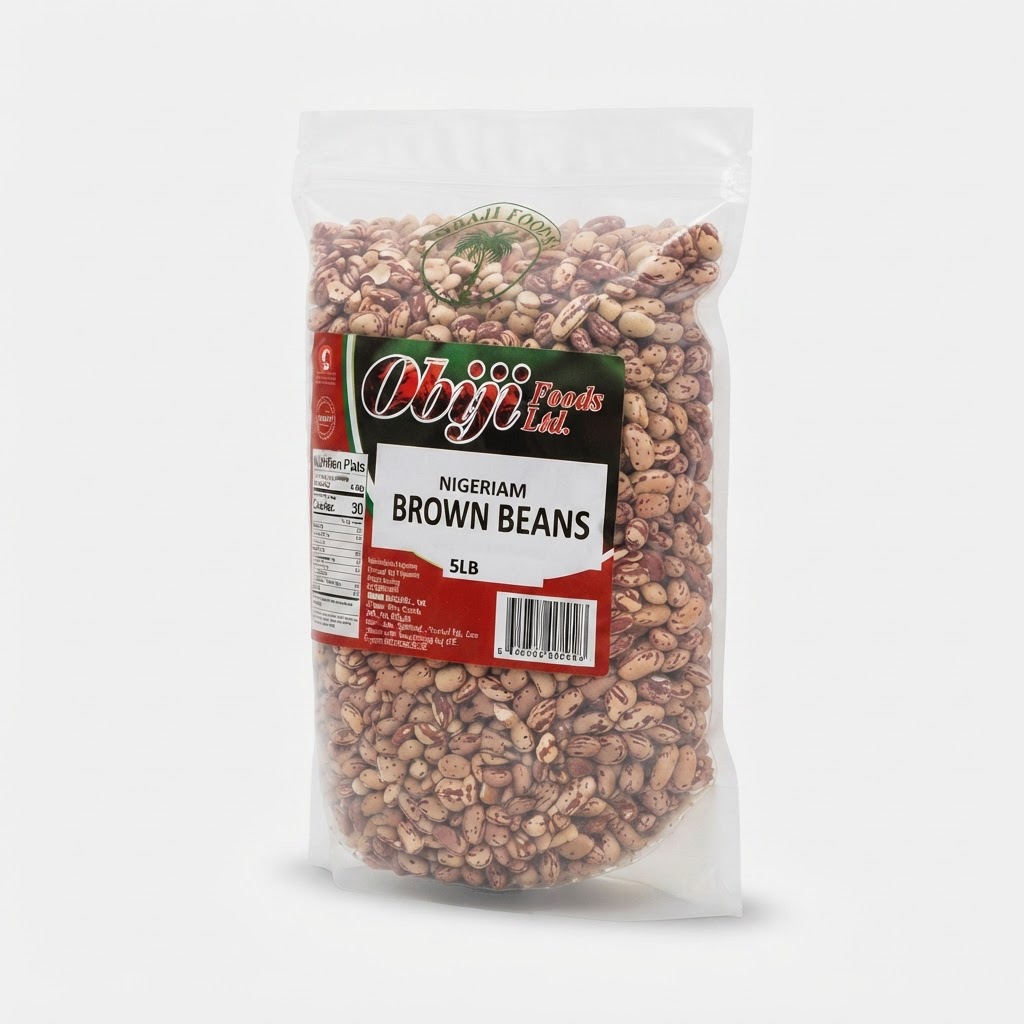 OBIJI NIGERIAN BROWN BEANS 5LBS - Thumbnail 4