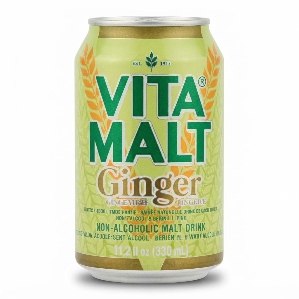 VITAMALT GINGER CAN 330ML