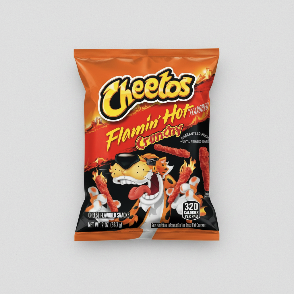 CHEETOS FLAMIN HOT  CRUNCHY  2OZ - Thumbnail 3