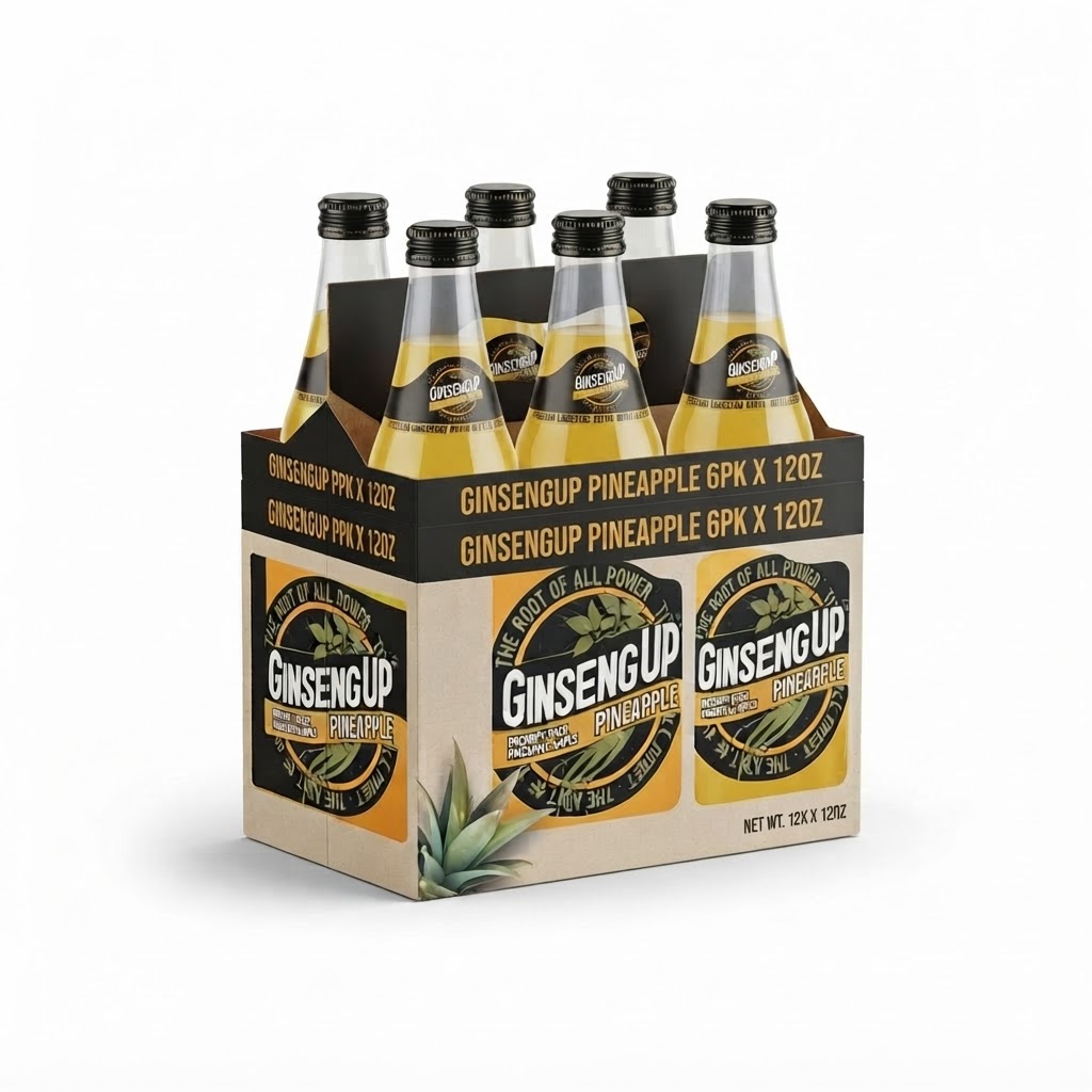 GINSENGUP PINEAPPLE 6PK X 12OZ - Thumbnail 2