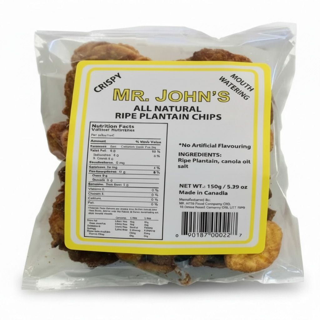 MR.JOHN`S RIPE PLANTAIN CHIPS 150G (BOX) - Thumbnail 2