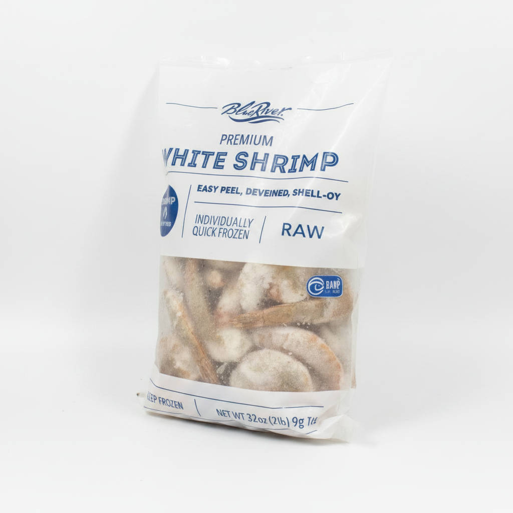 BLUE RIVER WHITE SHRIMP 21/25 CT (2LB) - Thumbnail 4