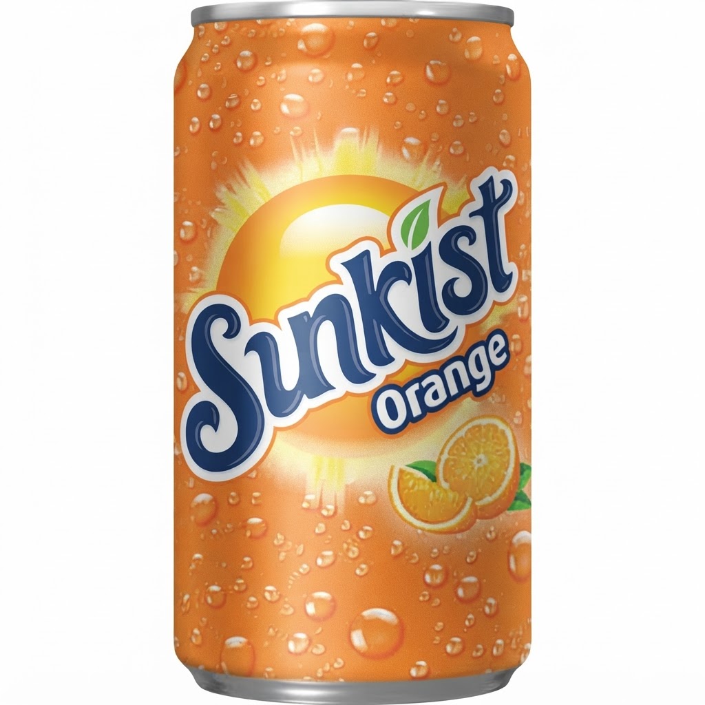 SUNKIST MINI ORANGE SODA CAN 7.5OZ