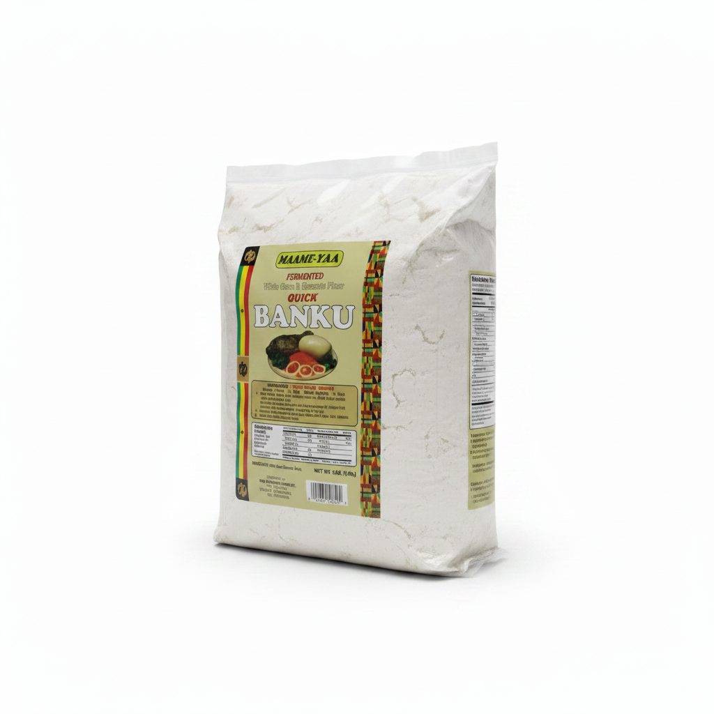 MAAME YAA BANKU FLOUR 4LB - Thumbnail 4