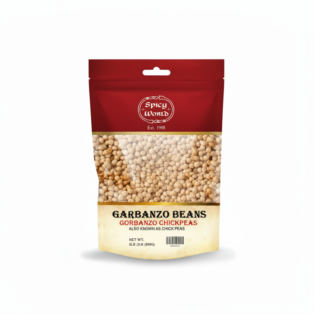 SPICY WORLD GORBANZO CHICKPEAS 2LB - Thumbnail 3
