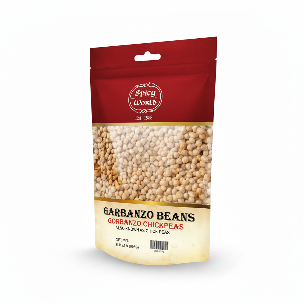 SPICY WORLD GORBANZO CHICKPEAS 2LB - Thumbnail 4