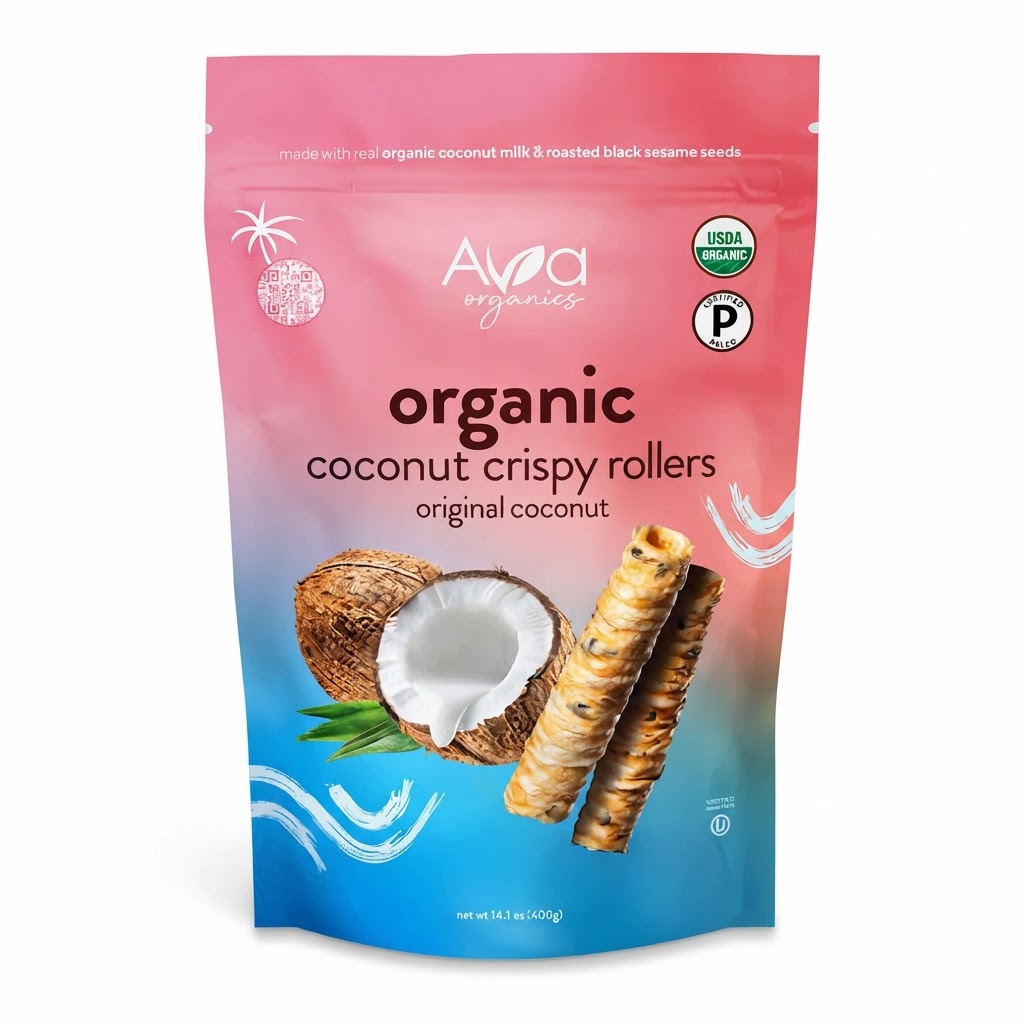 AVA CRISPY COCONUT ROLLERS (14.1OZ)