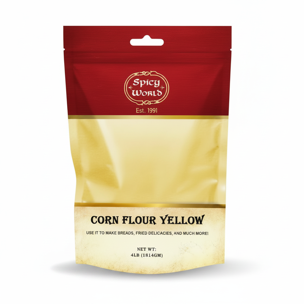 SPICY WORLD YELLOW CORN FLOUR 4LB - Thumbnail 3
