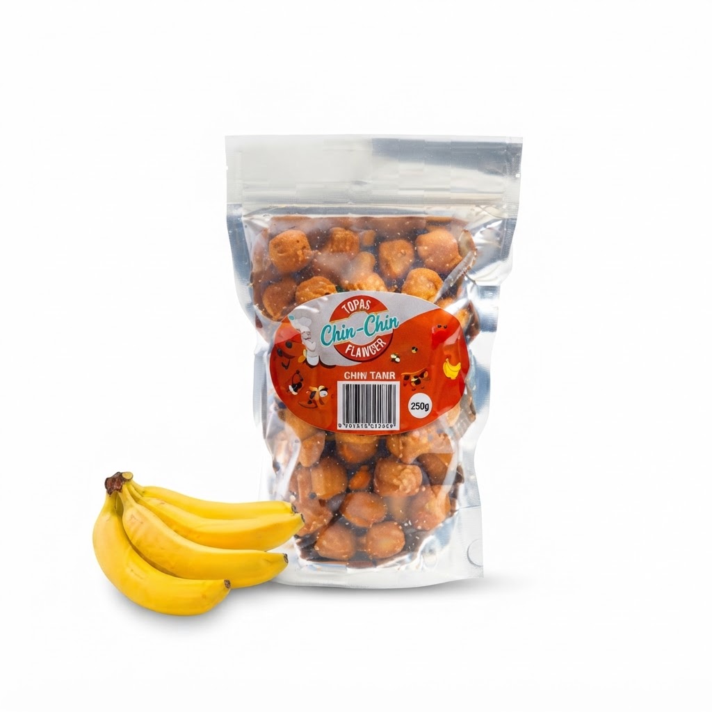 TOPAS BANANA CHIN CHIN 250G