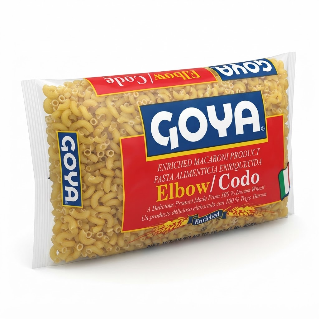 GOYA ELBOW MACARONI PASTA 16OZ - Thumbnail 4