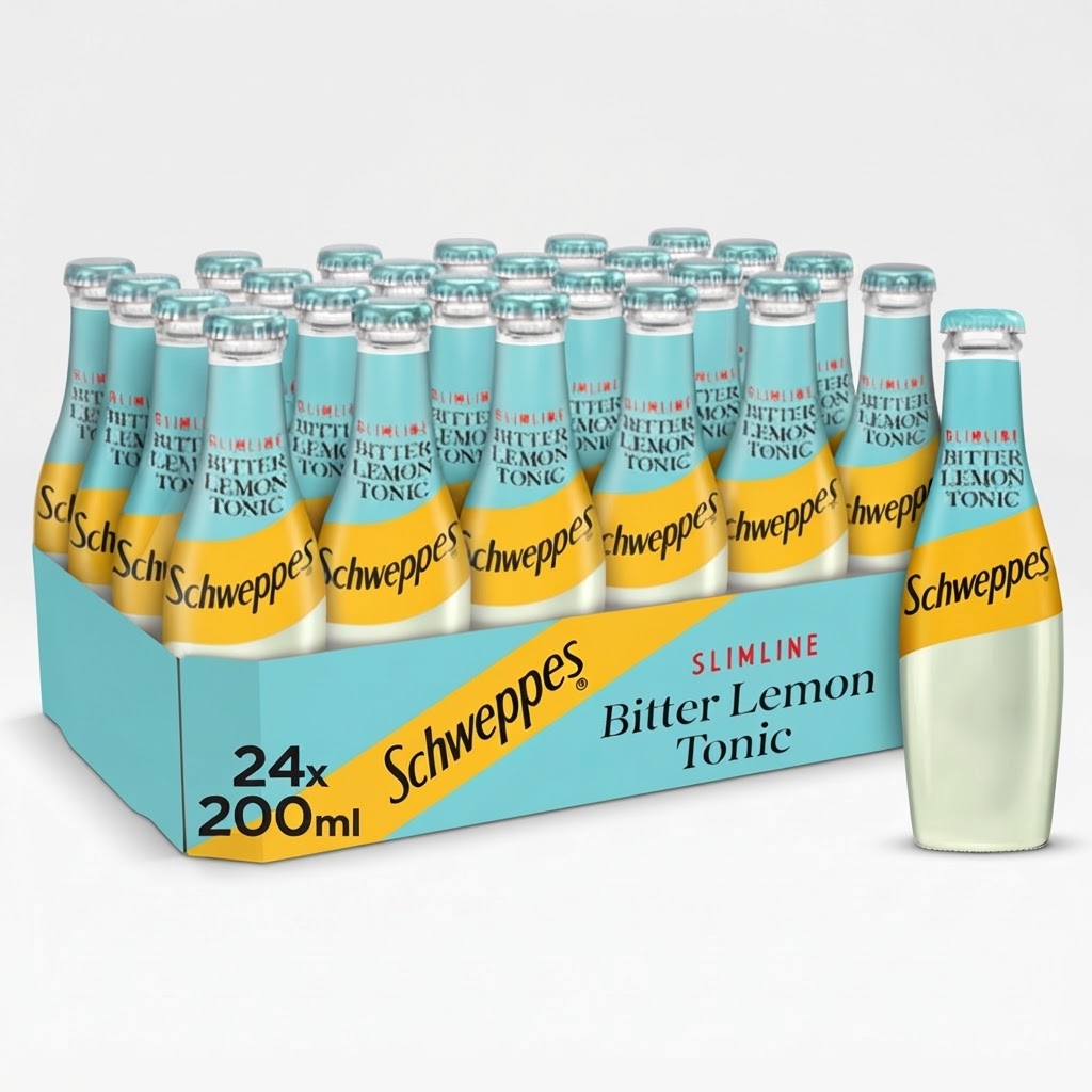 SCHWEPPES BITTER LEMON (24PK BOX) 200ML BOTTLE  - Thumbnail 2