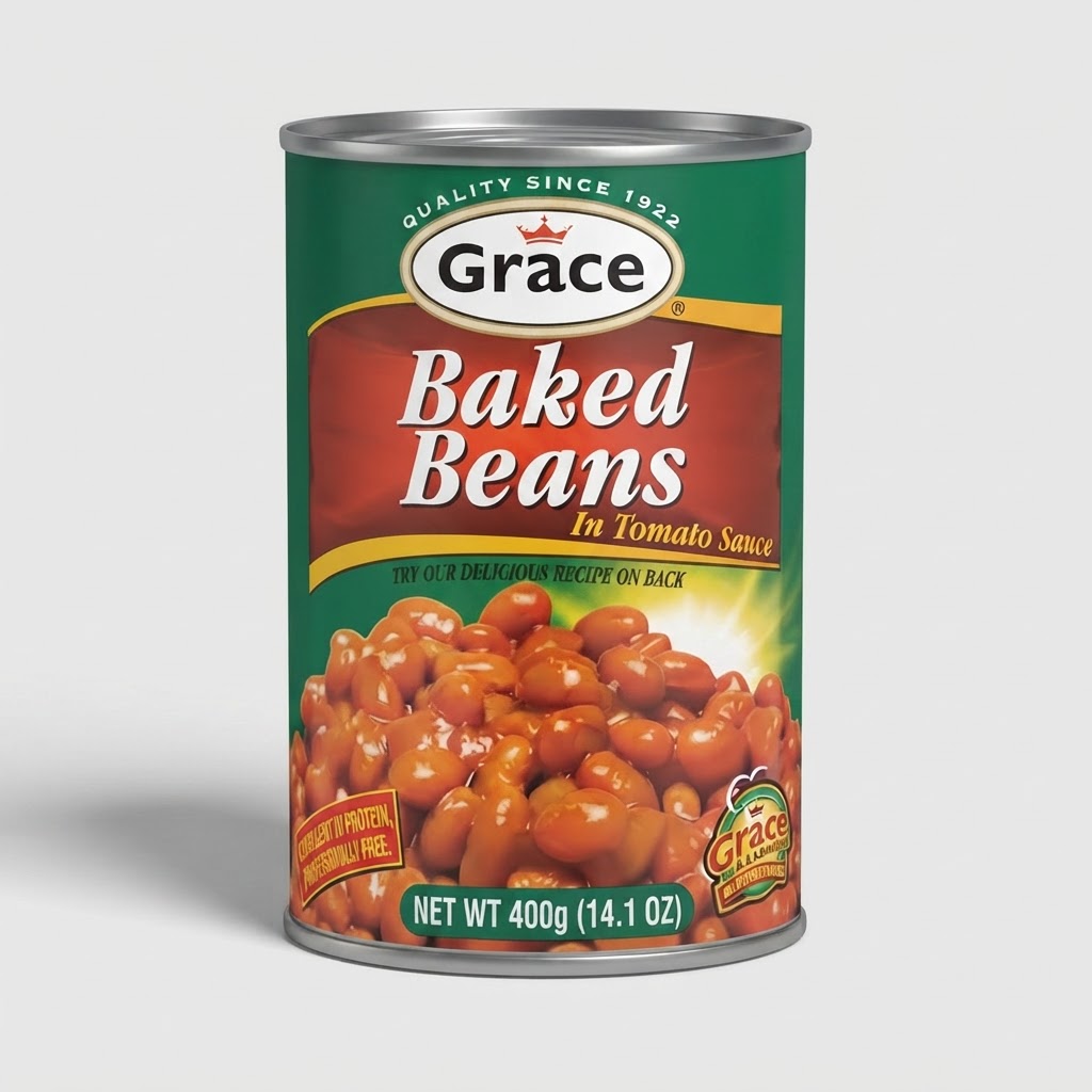 GRACE BAKED BEANS IN TOMATO 14.1OZ - Thumbnail 3