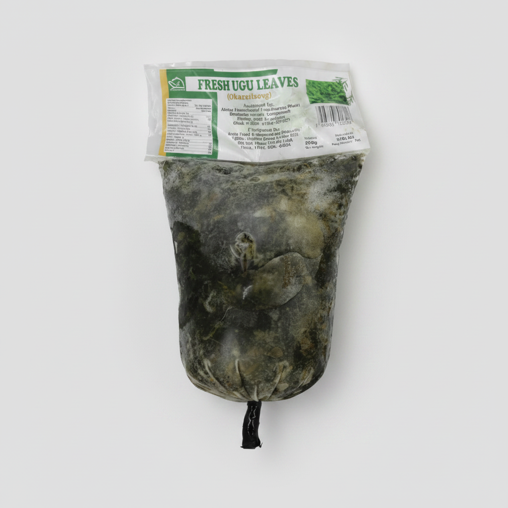 AFRO FOOD & BEVS UGU LEAVES 500G/1.1LBS - Thumbnail 3