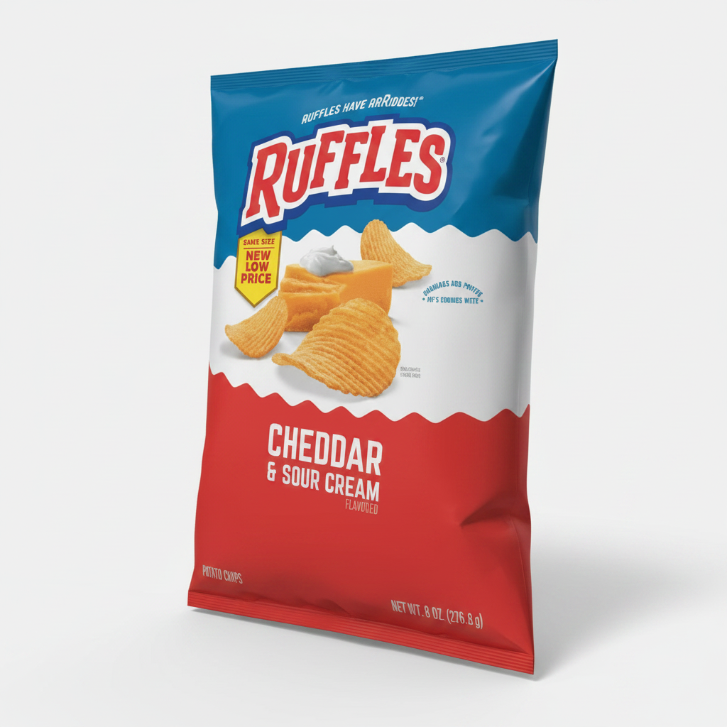 RUFFLES CHEDER & SOUR CREAM 8.5OZ - Thumbnail 3