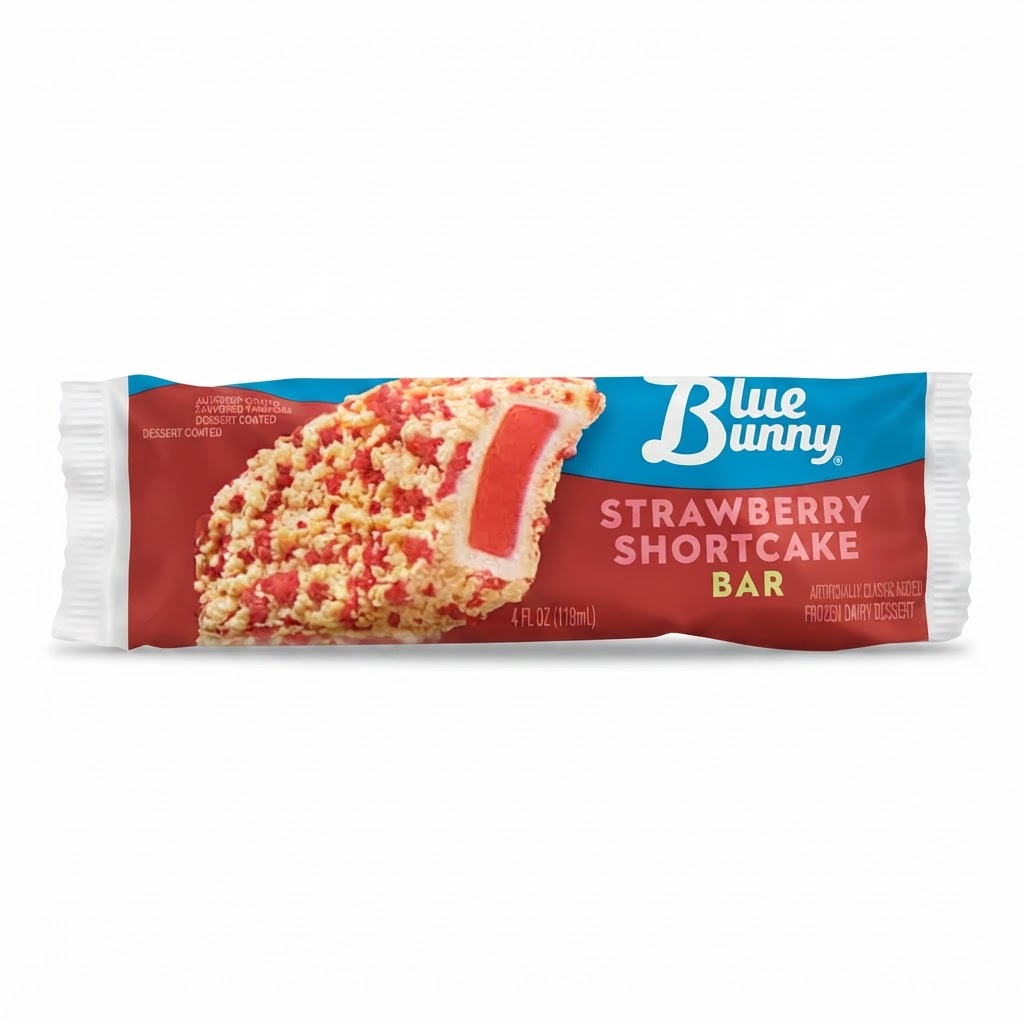 BLUE BUNNY STRAWBERRY SHORTCAKE 4OZ