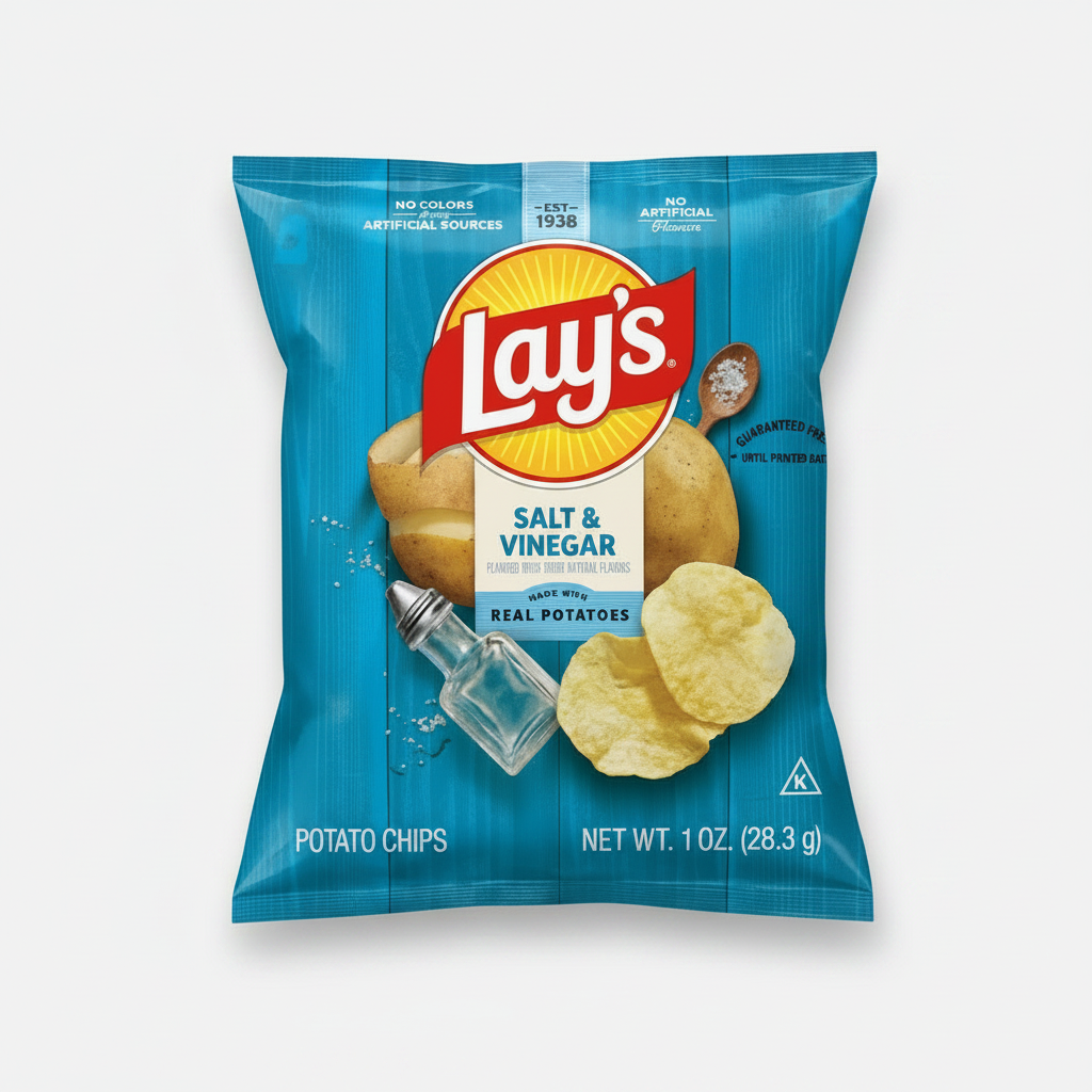 LAYS SALT & VINEGAR 1OZ - Thumbnail 3