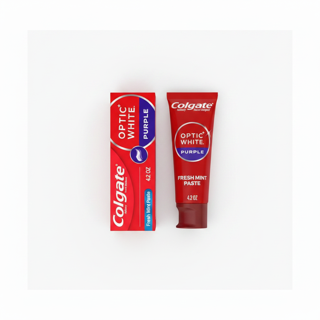 COLGATE OPTIC WHITE PURPLE 4.2OZ - Thumbnail 2
