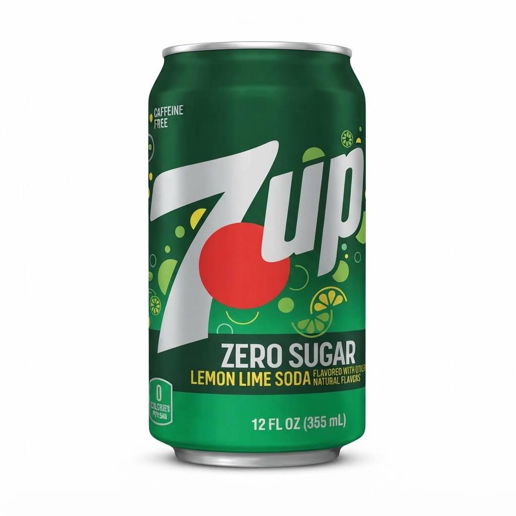 7UP ZERO SUGR LIME LIME SODA 12OZ