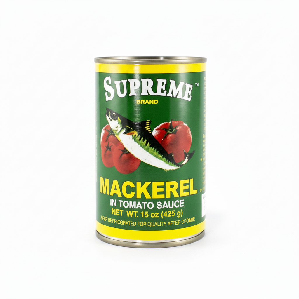 SUPREME MACKEREL IN  SAUCE 15OZ - Thumbnail 3