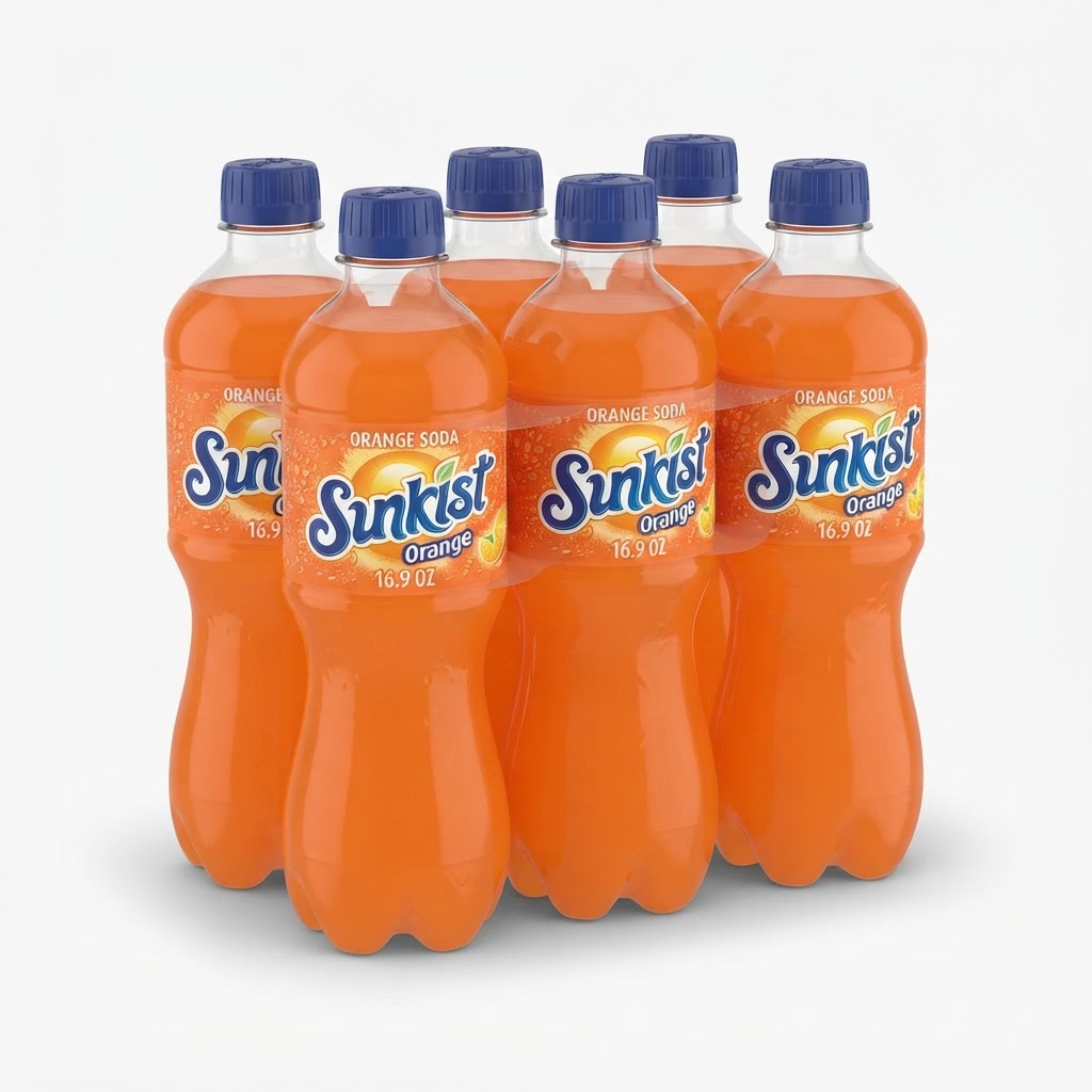 SUNKIST ORANGE 16.9oz/500ML(6 PACK) - Thumbnail 4