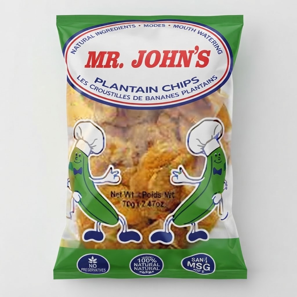 MR.JOHN`S GREEN PLANTAINS CHIPS (70G) - Thumbnail 2