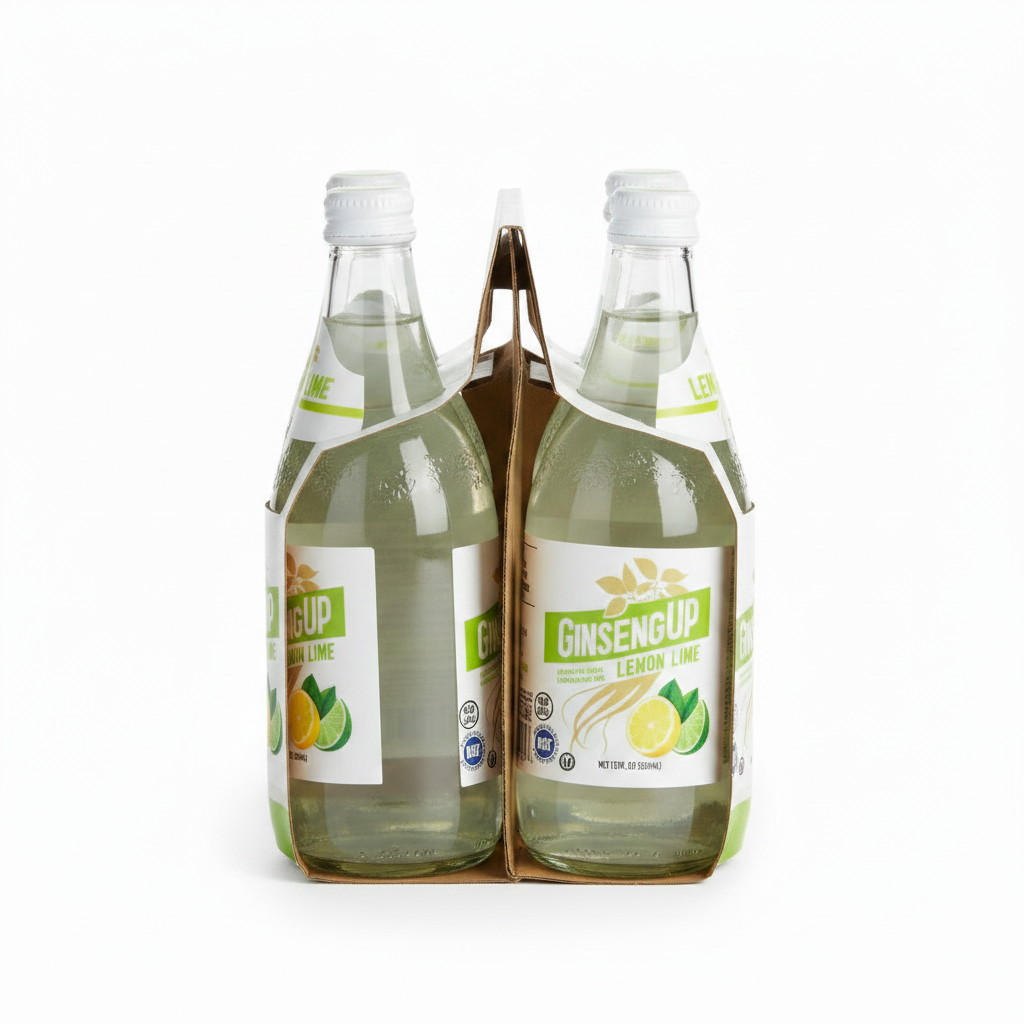 GINSENGUP LEMON LIME 12OZ/6PK - Thumbnail 2