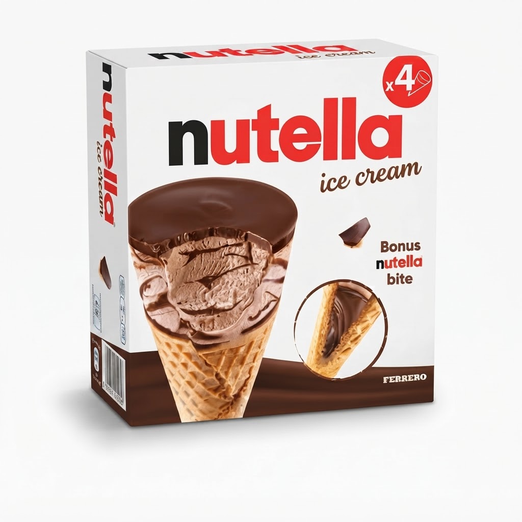 NUTELLA CONE ICE-CREAM 12.2OZ - Thumbnail 3