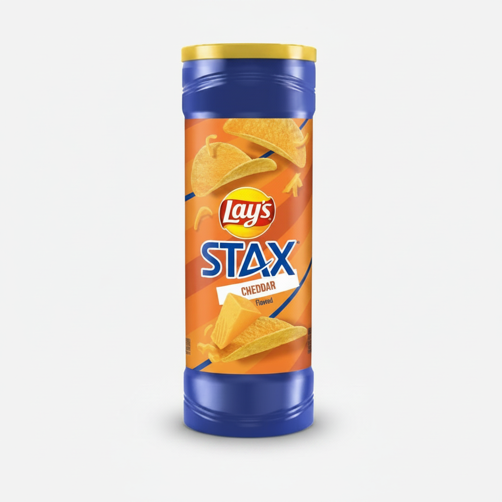 LAYS STAX CHEDDAR CHIPS - Thumbnail 3