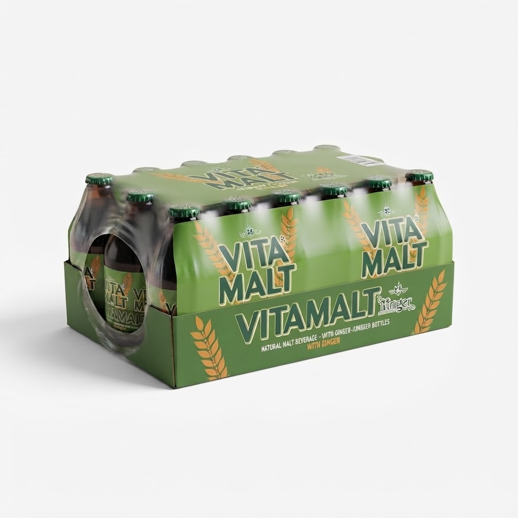 VITAMALT GINGER BOTTLE (24PK) - Thumbnail 3