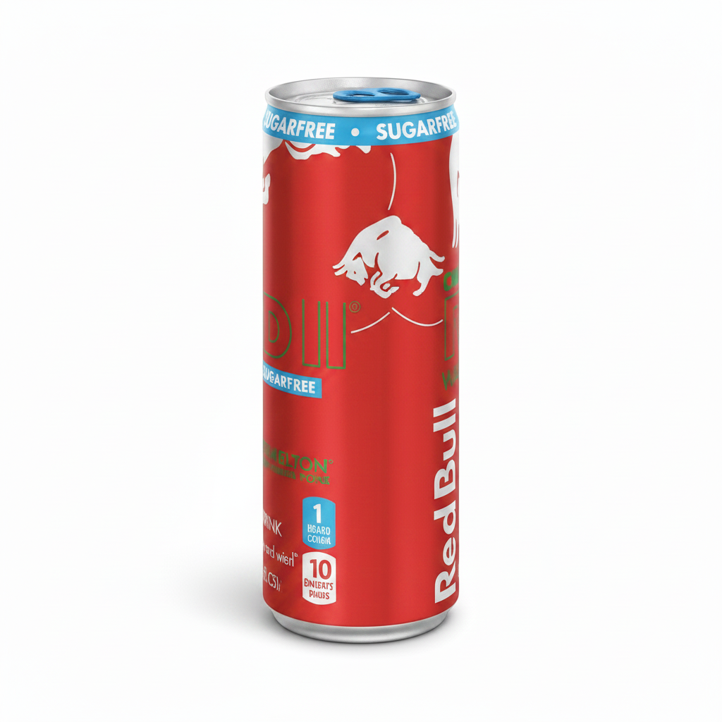 RED BULL SUGARFREE WATERMELON ENERGY DRINK 8.4OZ - Thumbnail 2