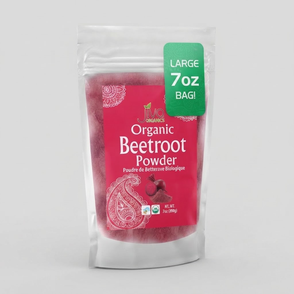 JIVA ORGANIC BEETROOT POWDER 7OZ - Thumbnail 3
