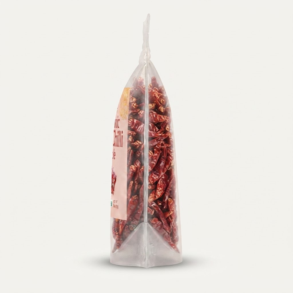 JIVA ORGANIC RED CHILLI WHOLE 3.5OZ - Thumbnail 2