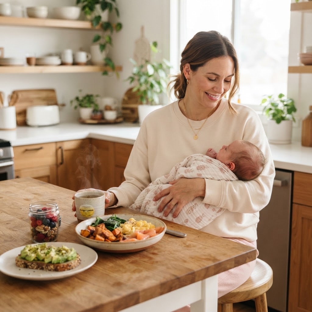 Featured: Why Do I Have Morning Sickness-Like Nausea After Pregnancy? - Expert postpartum nutrition advice for mothers