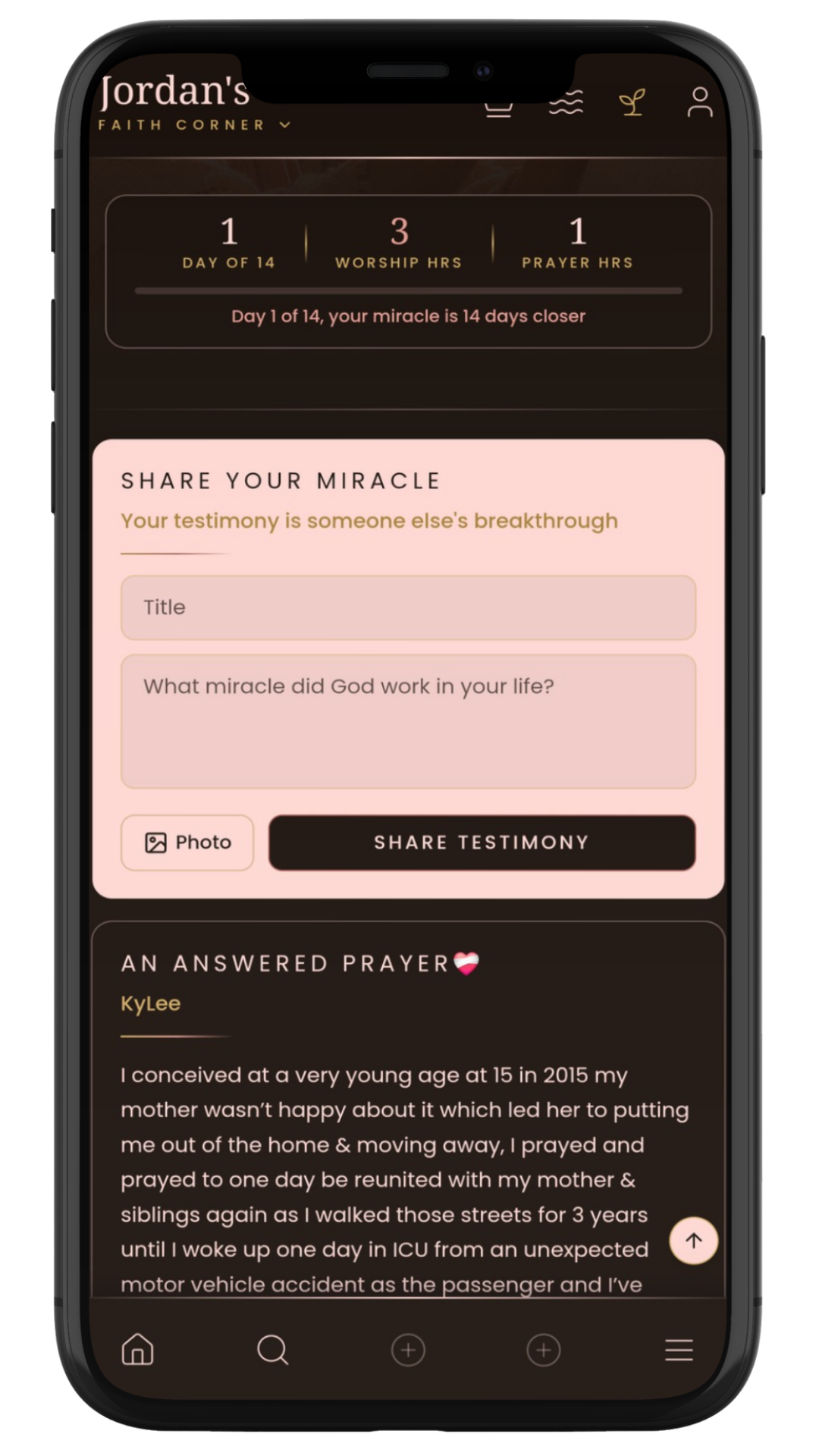 Share Your Miracle
