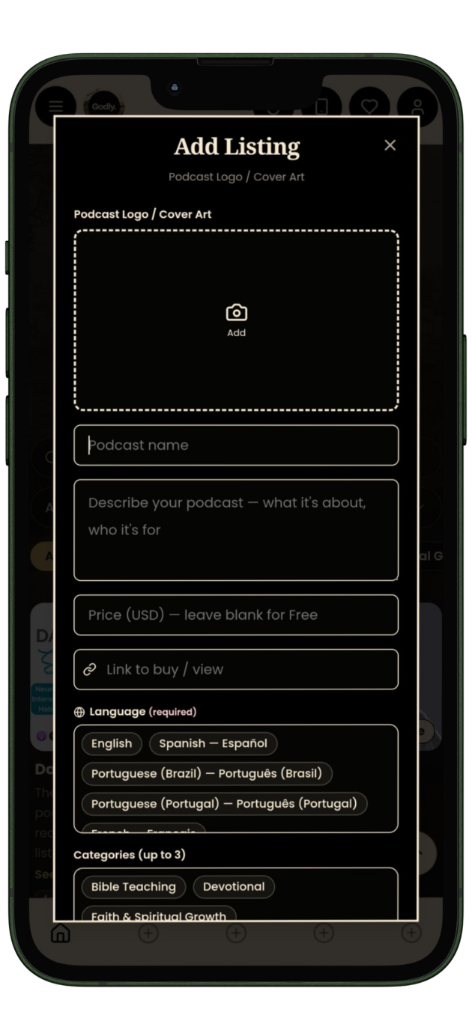 App screenshot