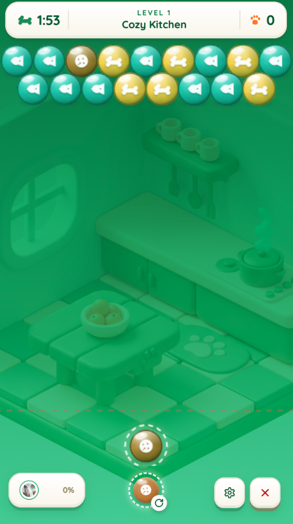 Treat Toss gameplay screenshot