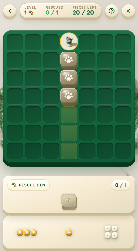 Paw Blocks gameplay screenshot