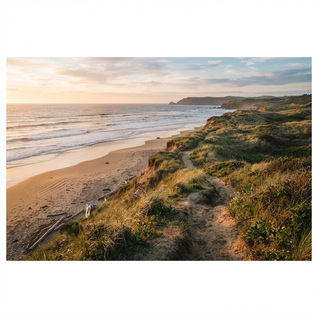 Beach / trail — illustrative photo