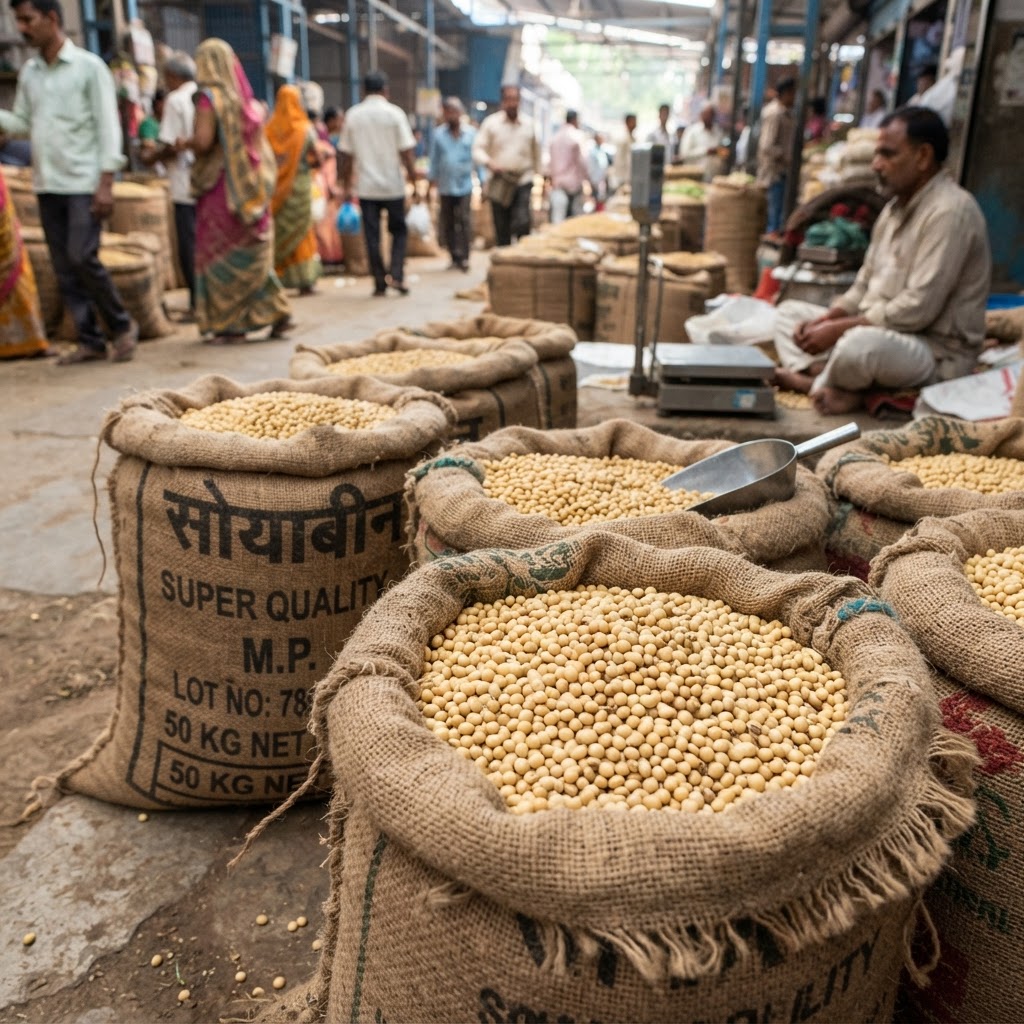 सोयाबीन - १८ क्विंटल, JS-335 जात