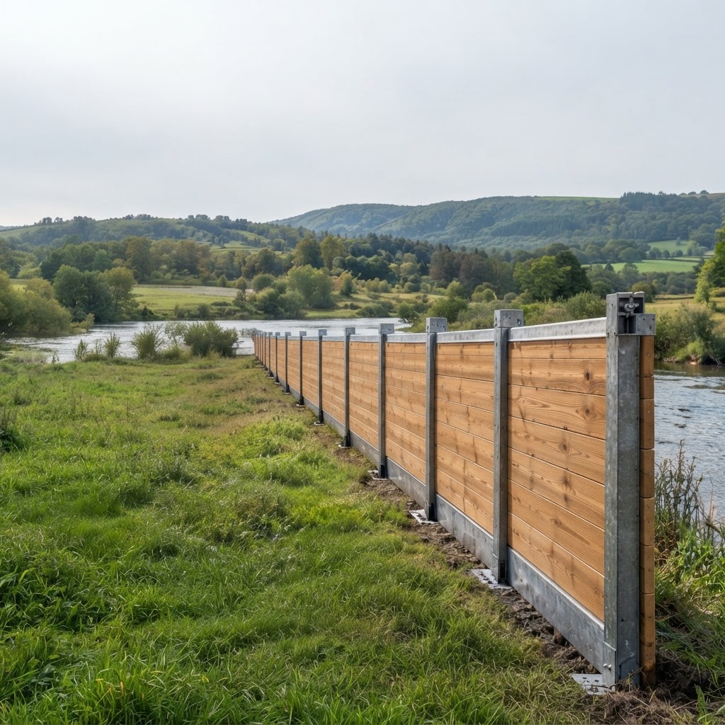 Modular Flood Defence Wall System