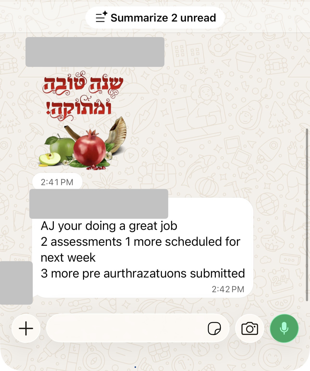 Client Message