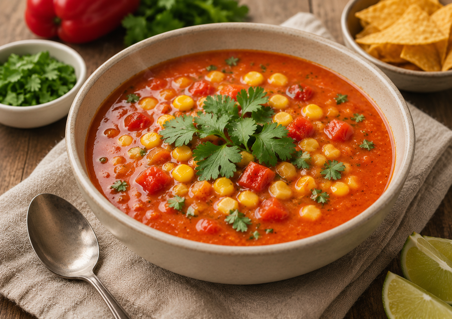Roasted Red Pepper & Sweet Corn