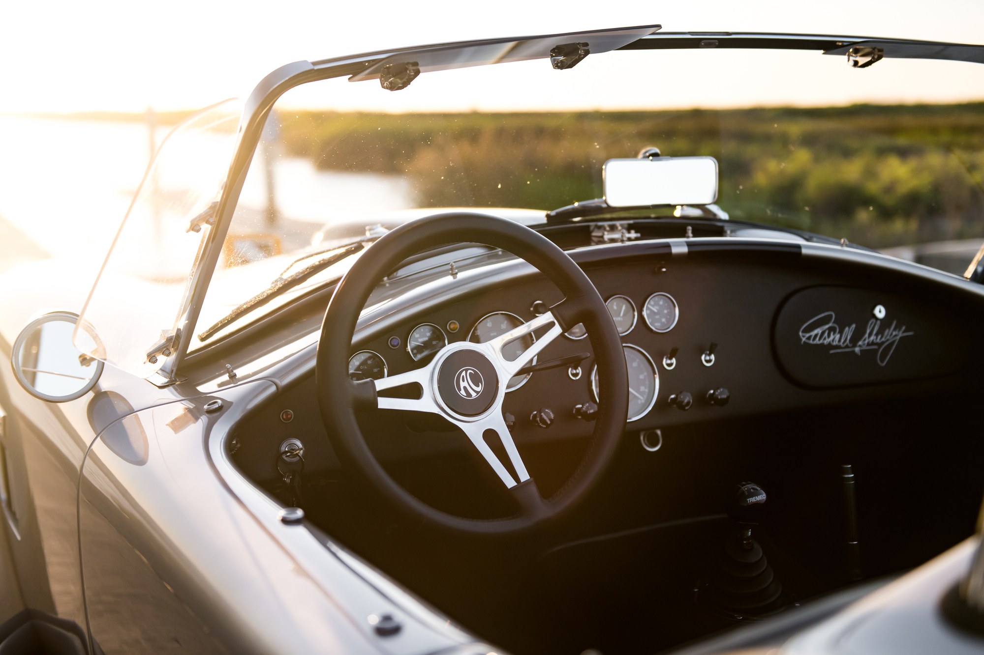Shelby Cobra wheel detail close-up, automotive photography by Sharplite Media, Bay Area