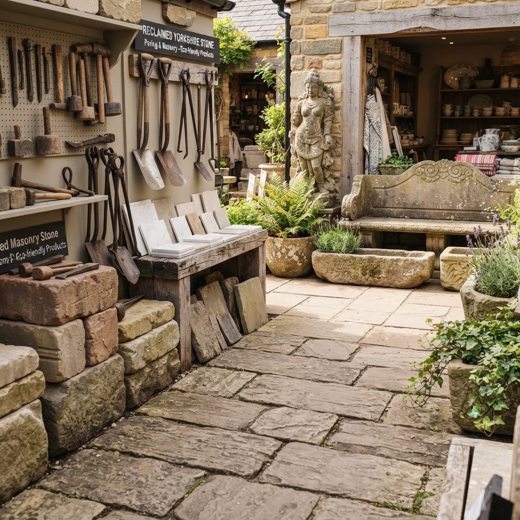 Reclaimed Yorkshire Stone Paving Slab